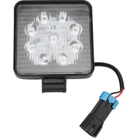 27W LED-Arbeitsscheinwerfer für Autos, multifunktional, quadratisch, universell (1/5)