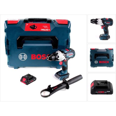 Bosch GSB 18V-110 C trapano a percussione a batteria Professional 18V 110Nm + 1x batteria ricaricabile ProCore 4,0 Ah + L-Boxx - senza caricabatterie