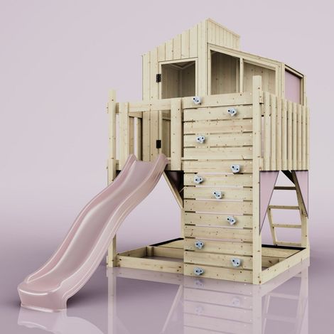 Aire de jeu PolarPlay Comète Rosa 191 x 415 cm