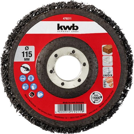 kwb 479211 Winkelschleifer-Zubehör Reinigungsscheibe (1/2)