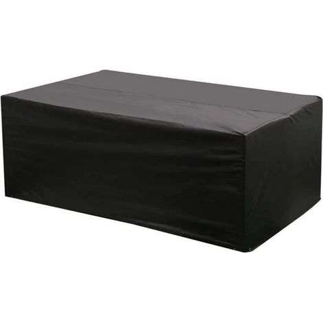 Housse de protection UV pour table rectangulaire Oxford, idéale pour le salon et le mobilier de jardin.