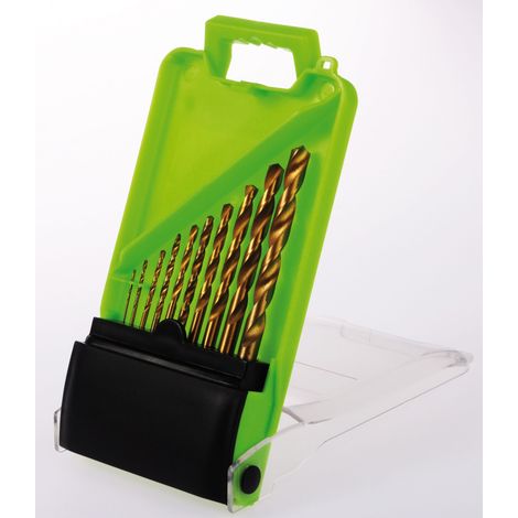 TEC HIT 212010- Coffret 10 forêts métal HSS Titane de 1 à 7 mm (1/2)