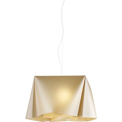 Sospensione Moderna Wanda Polilux ® New Gold E Metallo Cromo 1 Luce E27 (1/2)