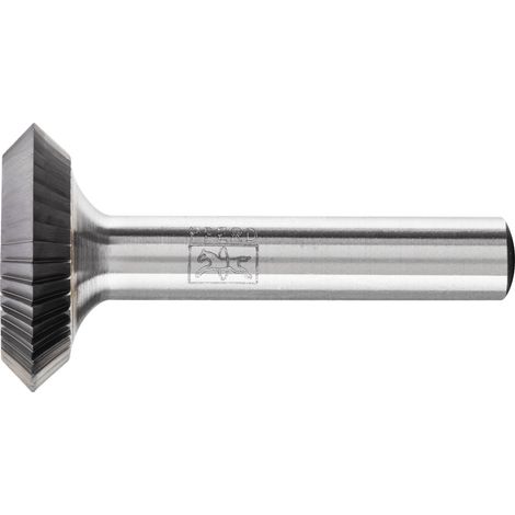 PFERD TOOLS Hartmetall Frässtift Scheibenform N Ø 25x06 mm Schaft-Ø 8 mm Z3 universal mittel (1/4)