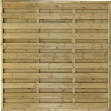 Pannello Frangivista da Giardino 90x180 cm in Legno Impregnato (1/2)