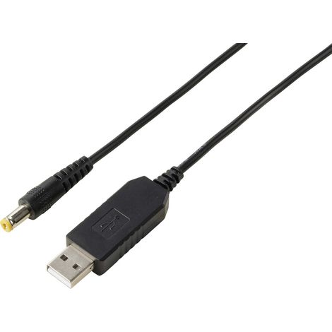 VOLTCRAFT USB Spannungswandler Hohlstecker 5.5 x 2.1 mm Black DC/DC Wandler, mit DC-Adapter (1/5)