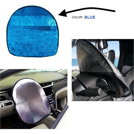 Parasole per volante/sterzo/Coprivolante/Copristerzo universale BLU
