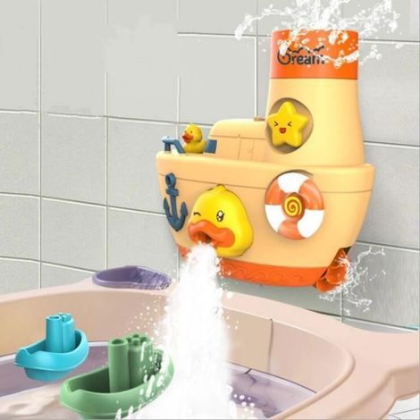 Jouet Bain, Jouet de Bain Cascade Interactif, Jouets pour Le Bain bébé pour Baignoire Jeu de Piscine pour Enfants 1-8 ans (1/4)