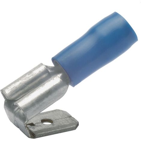 Klauke Flachsteckhülse 6,3x0,8mm 1,5-2,5qmm isol. VZ m. Abzweig 730AZ