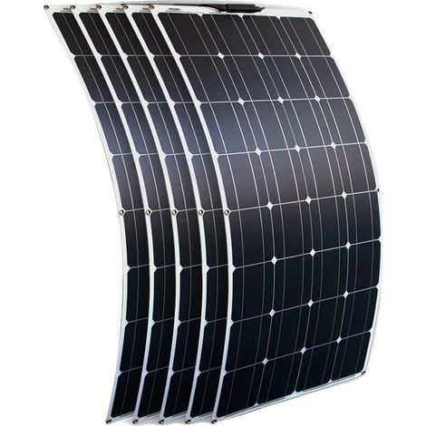 Panneau Solaire Flexible, 100 Watts, Haute Efficacité, panneau solaire de 500w (1/2)