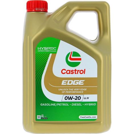 Huile moteur - CASTROL - EDGE 0W-20 LL IV - 4L (1/3)