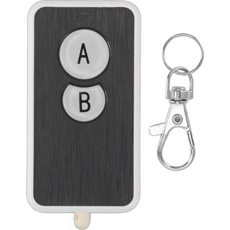 Ortviai Télécommande RF sans fil 315 MHz, 2 touches, 6 V, pour porte automatique, voiture électrique et système d'alarme (1/5)