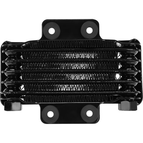 65-ml-Aluminium-Motorölkühler für 100–250 cm³ Motocross-Motorräder und ATVs, Schwarz