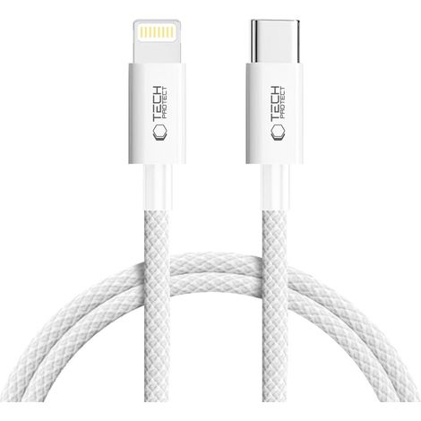Cable Lightning Tech-protect Ultraboost Lite PD27W/3A 100CM gris frío (1/5)
