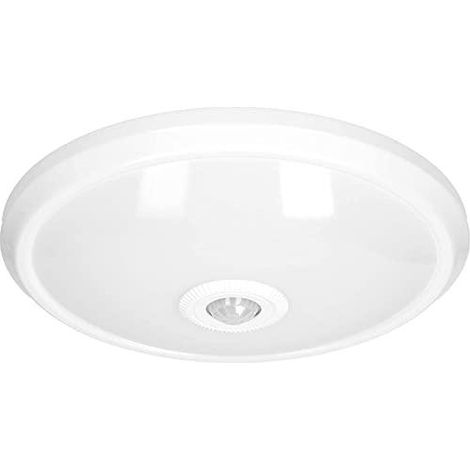 Adviti Plafón Moderno Blanco con Detector de Movimiento
