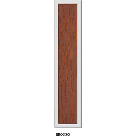 PORTA D'ARREDO PER INTERNO A SOFFIETTO CON VETRO NIAGARA BRONZO Misura: cm 100 x 214 (1/2)