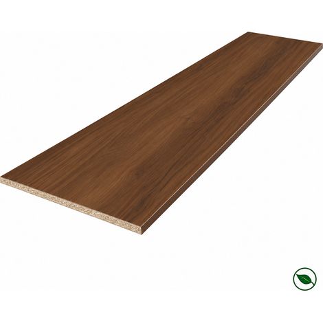 Tablette mélaminé noyer 2500 x 600 x 18 mm - PEFC 75% (1/3)