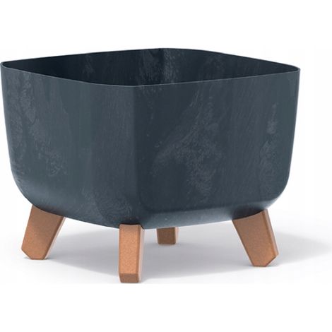 Pot de fleurs carré sur pieds GRACIA DGQL240E Anthracite