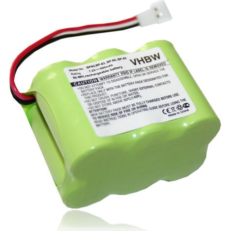 vhbw Akku kompatibel mit Icom IC-2SE, IC-2SAT, IC-2SA, IC-25RA, IC-24ET, IC-24AT, IC-3SAT, IC-2SET Funkgerät, Walkie Talkie (600 mAh, 7,2 V, NiMH)