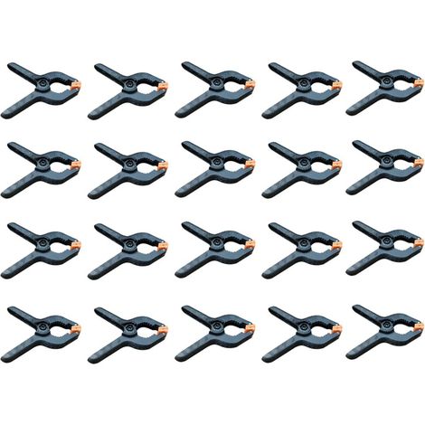 20 Pcs Pince a Ressort 2 Pouces Pinces de Serrage en Nylon Pince Serre (1/5)