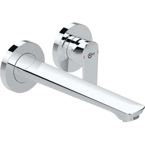 Ideal Standard Connect Air - Waschtischarmatur - Unterputz, Ausladung 23 cm, 2-Loch Wandmontage, chrom A7009AA (1/5)