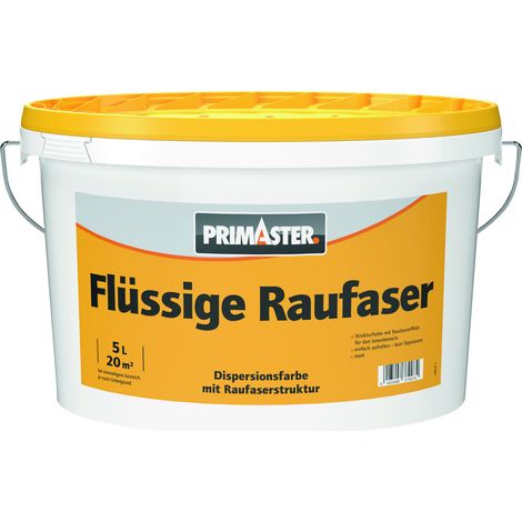 Primaster Flüssige Raufaser 5 L weiß matt
