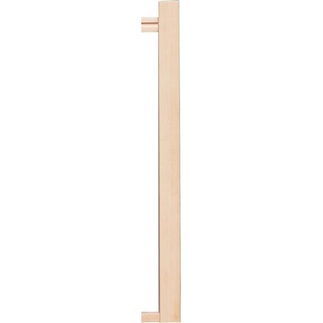 Poteau de garde corps hêtre lamellé-collé 107 cm – Section 70x70 mm – Non pré-percé pour installation personnalisée – Usage intérieur uniquement