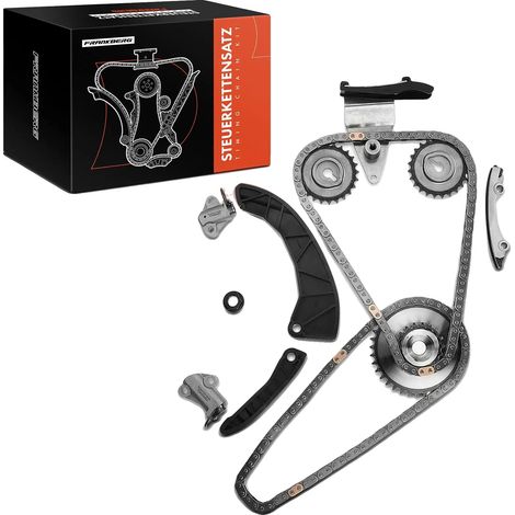 Kit de cadena de distribución, de metal resistente, compatible con vehículos surcoreanos, diseñado para motores de 1.1L a 1.6L, rendimiento de precisión, certificado para la industria automotriz. (1/5)