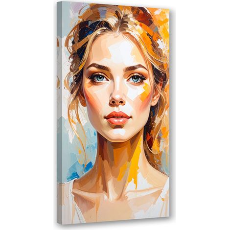 Wandbild Porträt Frauen Modelle 40x80 cm (1/5)