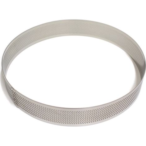 Calder cerchio alto microforato acciaio inox 18/10 7x3,5 cm