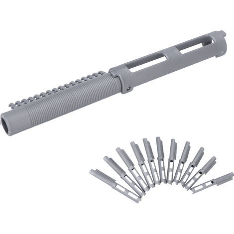 12 rouleaux permanents creux pour volume racine, accessoires coiffure pro salon - Gris