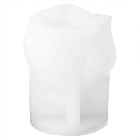 Moule en silicone pour savon en forme d'œuf de Pâques - Outil mignon à faire soi-même pour fabriquer des bougies - Moule à savon en silicone en forme d'œuf de Pâques (1/5)