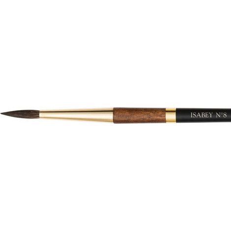 Pinceau - Rond - Aquarelle - Isabey - Petit Gris - 6221i - N°8 - Fibres naturelles