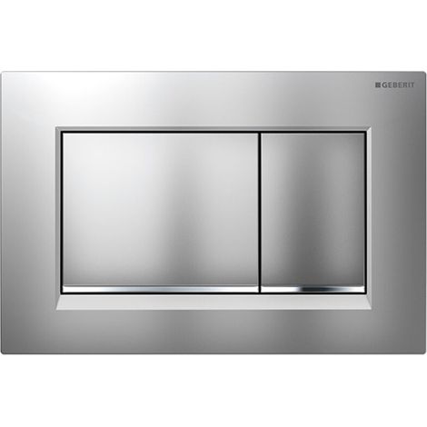 Geberit Sigma30 double flush plate, matt chrome (115.883.JQ.1) (1/2)