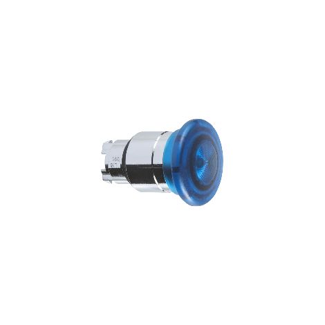 Harmony XB4 - tête bouton coup de poing lumineux DEL - Ø40 - bleu - ZB4BW463