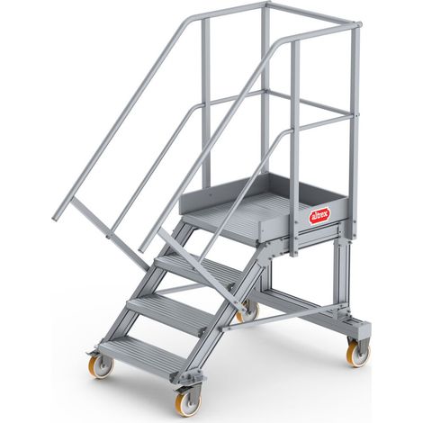 Altrex Podesttreppe fahrbar 45° 4 Stufen