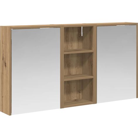 Bathroom Cabinet Set 3 pcs 116 x 16 x 62.5 cm Engineered wood vidaXL