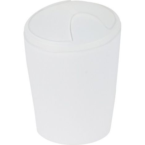 Poubelle à bascule MOVE 2L Frosty Blanc Spirella