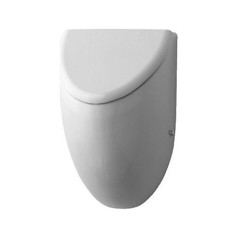 Urinoir FIZZ 305 x 285 mm, entrée par l'arrière, sans flacon, blanc DURAVIT