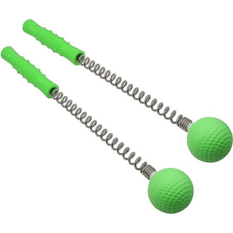 Bâton de massage à percussion manuelle avec balle de golf, pour le dos et les épaules, massage complet du corps, réduction de la fatigue et des douleurs (2 pièces)-AquaForge (1/5)