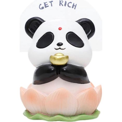 Figurine animale en résine pour meuble TV, bureau, étagère, amis-Panda (1/5)