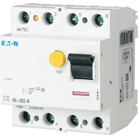 Leistungsschalter Eaton PFIM 40 Ampere Typ A robust
