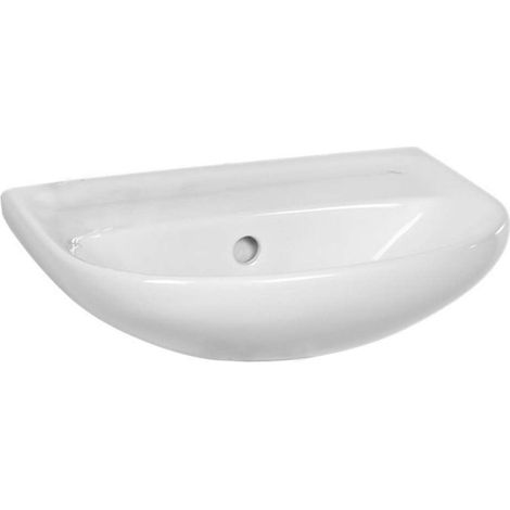 Jika Lyra plus - Lavabo 45x37 cm, con rebosadero, blanco H8153820001091 (1/2)