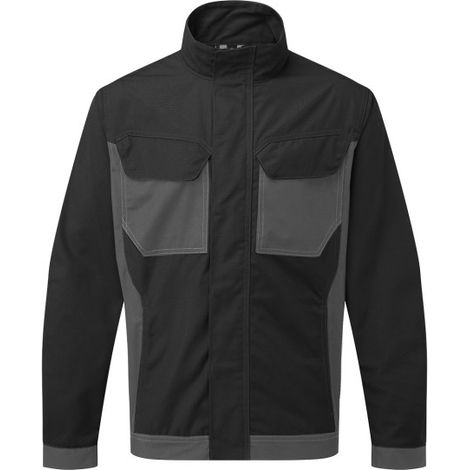 Chaqueta corporativa combinada de tejido de IonaWX3 Industrial Wash PORTWEST T745 L Negro