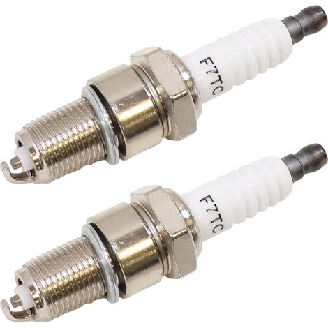 Bougie d'allumage 2x pour tondeuse à gazon remplacée NGK BRP6ES BP6ES N9YC, TORCH F6RTC F7TC F6TC