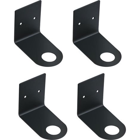 Piezas - Soporte para dispensador de jabón de pared - Diámetro 2,7 cm - Soporte para bomba manual - Soporte de pared - Soporte para botella de champú - Soporte para gel de ducha - Negro (1/5)
