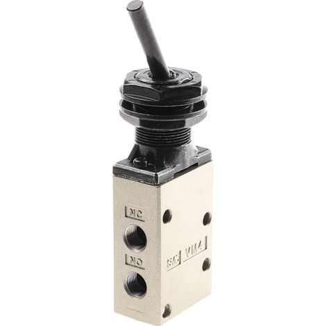 Vanne pneumatique SMC VM400 Levier à bascule 3/2, Rc 1/8, 1/8pouces ( Prix pour 1 )