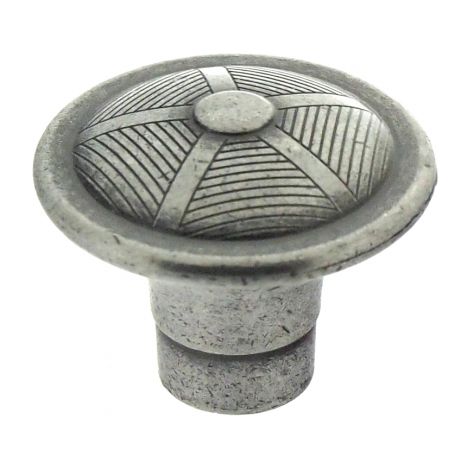 Ouvre&Déco – Bouton de meuble zamak vieux fer Ø30mm, PRELUDE