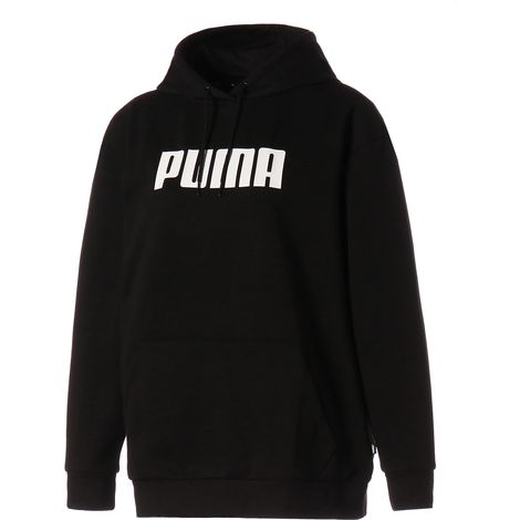 Puma ESS OVERSIZED FL Damen-Hoodie schwarz 84719301 r L