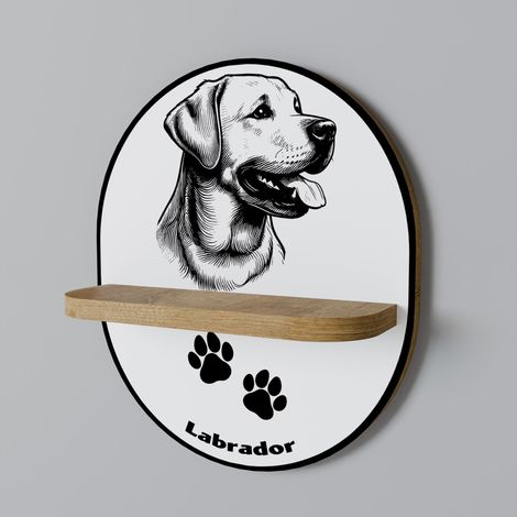 Mensola ovale LABRADOR DOG (1/5)